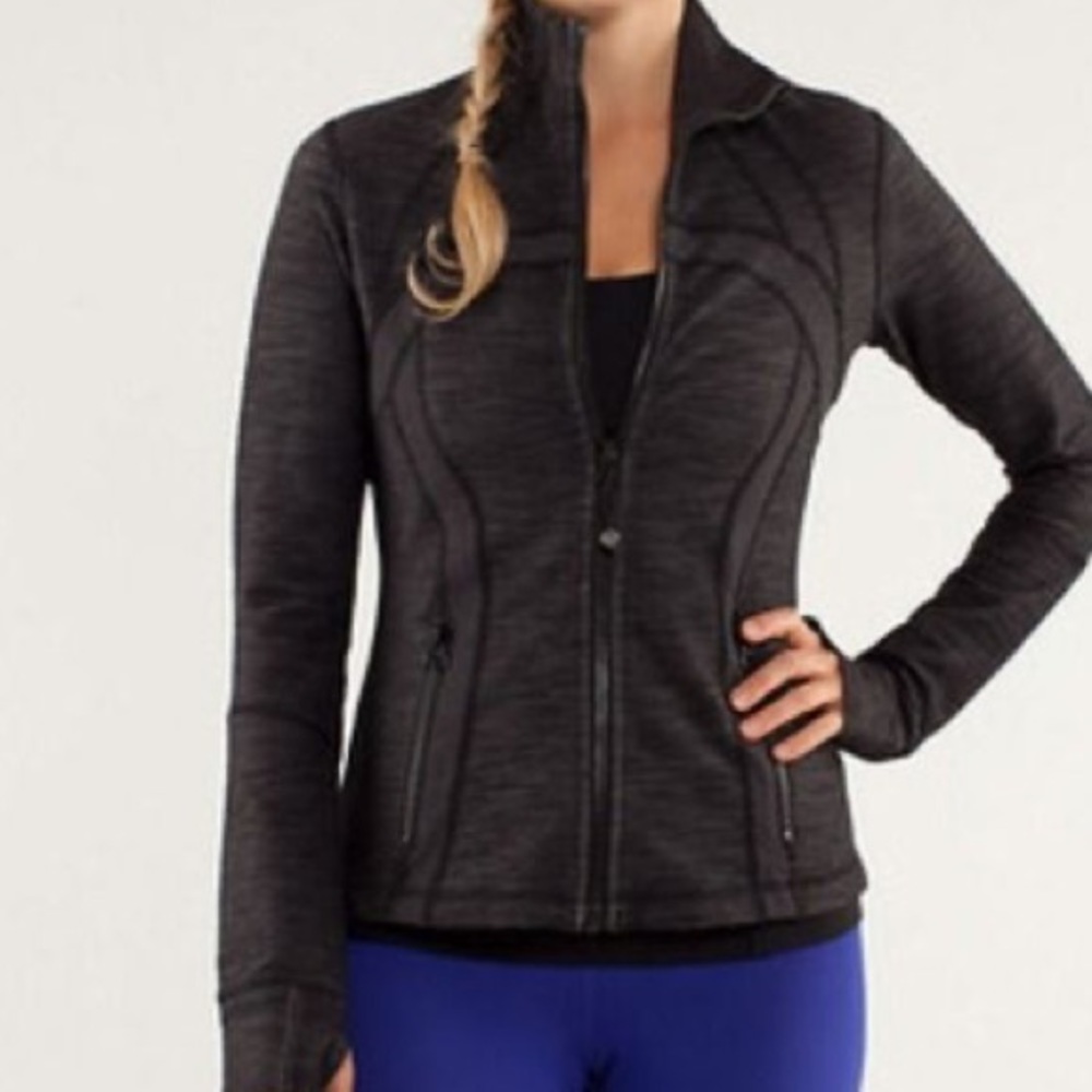 Lululemon define washed black jacked